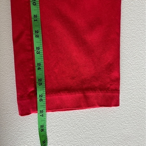 Glimpse Stretch Pants Red Pull on Elastic Waist Women's Size Medium - Picture 8 of 8